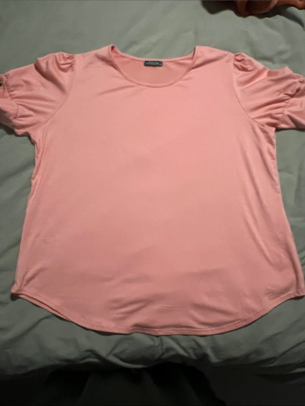 Women’s Coral Short-Sleeve Crew Neckw Top
